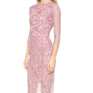 For love & lemons Pink lace potpourri dress